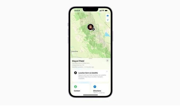 吉林苹果14维修分享iPhone14系列中 FindMy功能通过卫星分享位置方法教程 