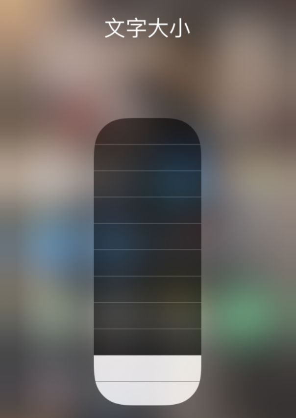 吉林苹果手机维修分享小技巧：在 iPhone 控制中心快速调节字体大小 